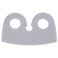 Minifigure Cape Cloth, High Rounded Narrow Collar: {умерено каменно сив}