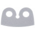 Minifigure Cape Cloth, High Rounded Narrow Collar: {умерено каменно сив}