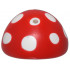 Red Minifigure, Headgear Hat Mushroom with Hole on Top and Molded White Spots and Gills Pattern: {ярко червен}