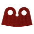Minifigure Cape Cloth, High Rounded Narrow Collar, Straight Sides - Traditional Starched Fabric: {нов тъмно червен}