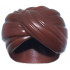 Minifigure, Headgear Turban without Hole: {червеникаво-кафяв}