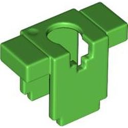 Minifigure, Armor Breastplate Rectangular (Minecraft): {ярко зелен}
