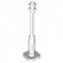 Support 2 x 2 x 7 Lamp Post, 6 Base Flutes: {бял}