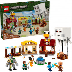 Нападението на огнения призрак-балон в селото – МАЙНКРАФТ