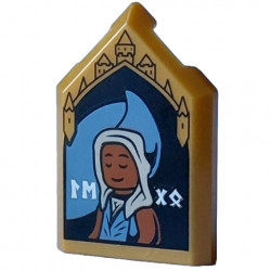 Flat tile 2x3, w/ angle, no. 146: {топло златист}