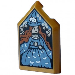 Flat tile 2x3, w/ angle, no. 146: {топло златист}