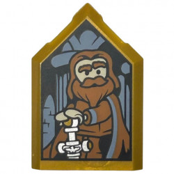 Flat tile 2x3, w/ angle, no. 146: {топло златист}