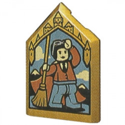 Flat tile 2x3, w/ angle, no. 146: {топло златист}