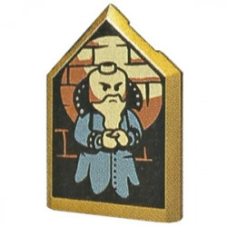 Flat tile 2x3, w/ angle, no. 146: {топло златист}