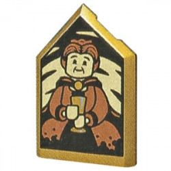Flat tile 2x3, w/ angle, no. 146: {топло златист}