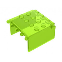 Windscreen 4 x 4 x 2 Canopy Extender with Hinges: {прозрачно флуорисциращо зелен}