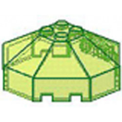 Windscreen 6 x 6 x 2 Octagonal Canopy without Axle Hole: {прозрачно флуорисциращо зелен}