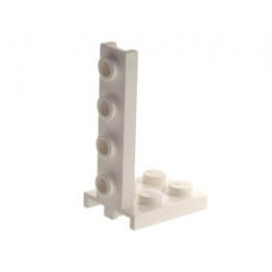 Bracket 2 x 2 - 1 x 4: {бял}