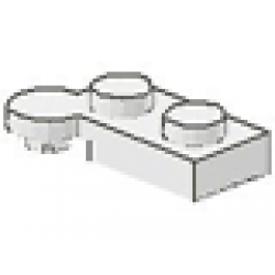 Hinge Plate 1 x 4 Swivel Top: {бял}
