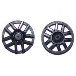 Wheel Cover 10 Spoke (Spokes in Pairs) - for Wheel 18976: {черен}