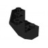 Brick, Modified Facet 3 x 3 x 2 Bottom: {черен}