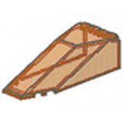 Windscreen 10 x 4 x 2 1/3 Canopy : {прозрачно флуорисциращо червеникаво оранжев}
