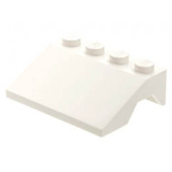 Vehicle, Mudguard 3 x 4 Slope: {бял}