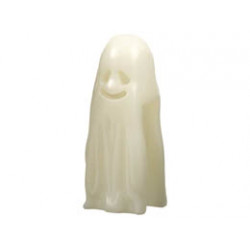 Minifigure, Headgear Head Cover, Ghost Shroud with Smile: {фосфористиращо бял}