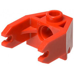 Magnet Holder 2 x 3 with Clips and Pin Hole: {ярко червен}