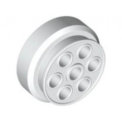 Wheel 30mm D. x 13mm (13 x 24 Model Team): {бял}