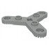Technic, Plate Rotor 3 Blade with Toothed Ends and 3 Studs (Propeller) : {сив}