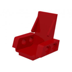 Technic Seat 3 x 2 Base: {ярко червен}