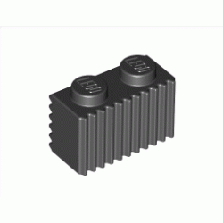 Профилирана тухличка 1X2: {черен}