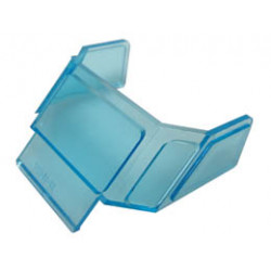 Glass for Train Front Sloping Top: {прозрачно светло син}