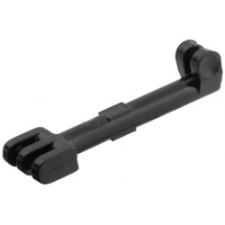 Hinge Bar 2.5L with 2 and 3 Fingers on Ends (Pantograph Shoe Holder): {черен}