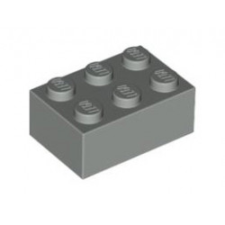 Тухличка 2X3: {сив}