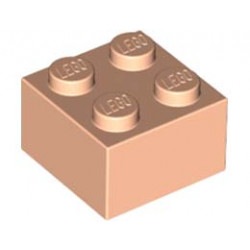 Тухличка 2X2: {светло нуга} Тухличка 2X2: {светло нуга}