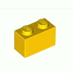 Тухличка 1X2 : {ярко жълт}