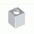 Тухличка 1X1: {бял}
