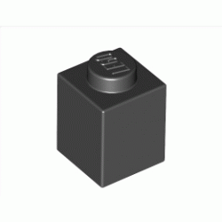 Тухличка 1X1: {черен}