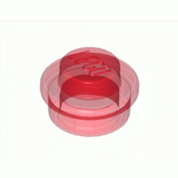 Кръгла плочка 1X1: {прозрачно червен} Кръгла плочка 1X1: {прозрачно червен}