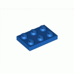 Плочка 2X3: {ярко син}