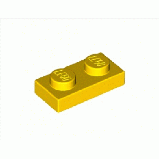 Плочка 1X2: {ярко жълт}