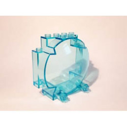 Windscreen 3 x 6 x 5 Bubble: {прозрачно светло син}