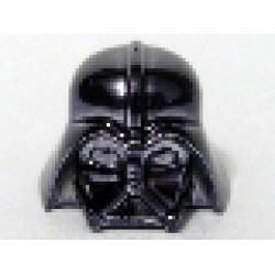 Minifigure, Headgear Helmet SW Darth Vader: {хромирано черен}