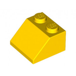 Покривна плочка 2X2/45°: {ярко жълт}