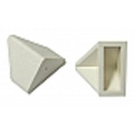 Slope 45 2 x 1 Double / Inverted - without Bottom Tube or Bottom Stud Holder: {бял}