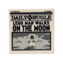 Плоска плочка 2X2 No. 550: {бял}