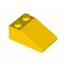 Покривна плочка 2X3/25°: {ярко жълт}