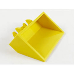 Vehicle, Digger Bucket Smooth 3 x 5 x 1 1/3: {ярко жълт}