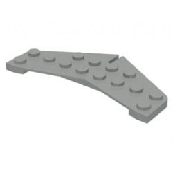 Wedge, Plate 4 x 8 Tail: {сив}