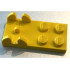 Hinge Plate 2 x 4 - Female (Digger Bucket Holder): {ярко жълт}
