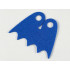 Minifigure Cape Cloth, Short, Scalloped 5 Points (Batman), Tear-Drop Neck Cut - Spongy Stretchable Fabric: {ярко син}