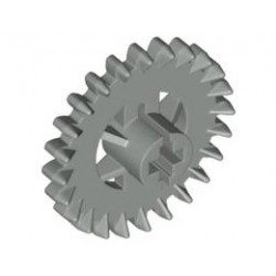 Technic, Gear 24 Tooth Crown (2nd Version - Reinforced): {сив}