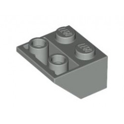 Покривна плочка 2X2/45° инверсна (*) с плосък долен пин: {сив}
